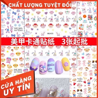 sticker thỏ trang trí móng tay,sticker trang trí móng hót