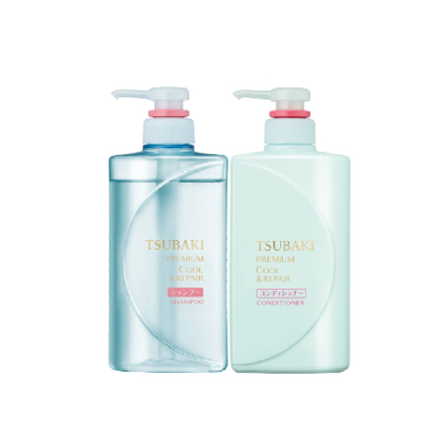 Bộ Gội Xả Sạch Dầu Mát Lạnh Tsubaki Premium Cool Set