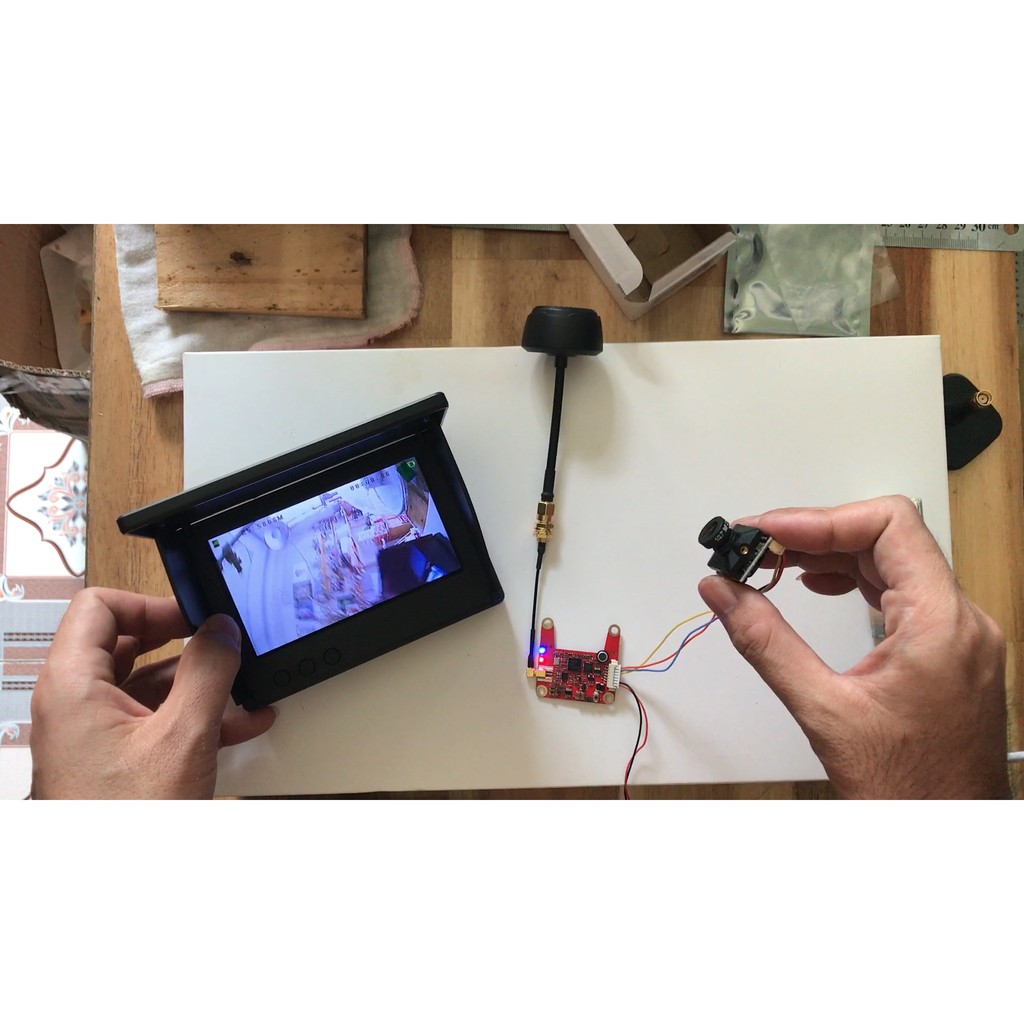 Combo fpv truyền hình ảnh từ xa 5.8G giành cho xe và máy bay