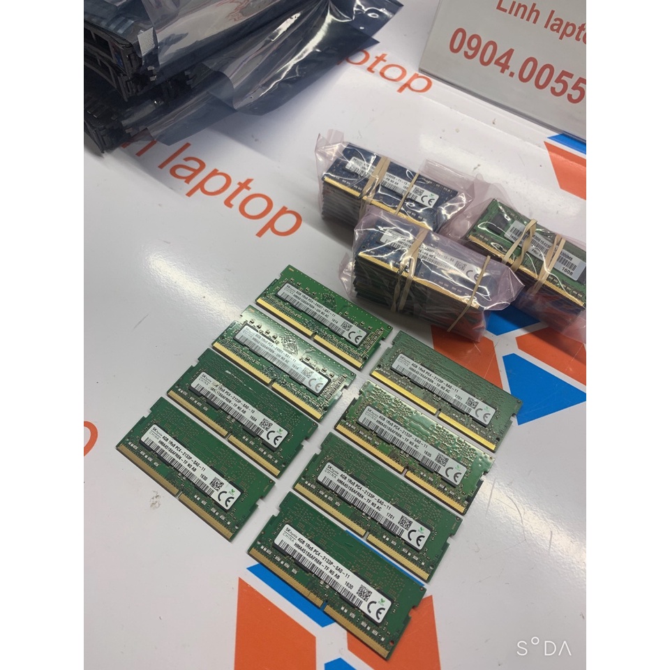 Ram Laptop 8GB, 4GB DDR4 PC4 tháo máy chính hãng Hynix, Samsung, Kingston