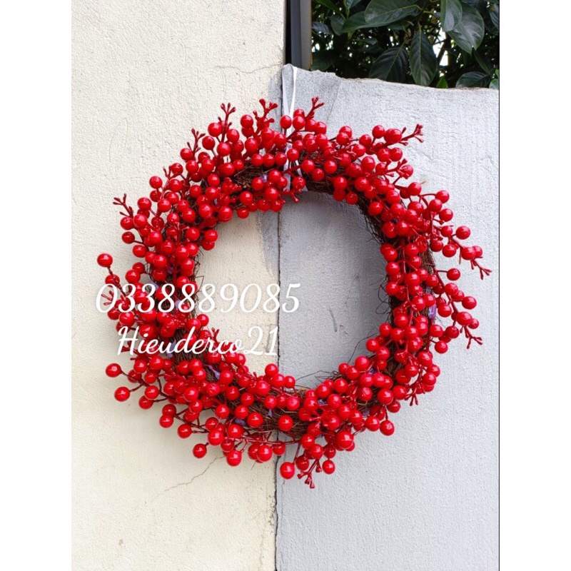 Vòng trang noen, tết, vòng đào đông, cherry trang trí siêu đẹp và ảnh thật , hàng sẵn kho