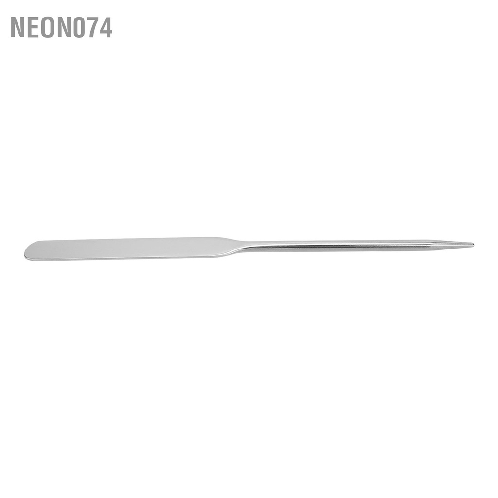 Neon074 Kem nền dạng lỏng Spatula thép không gỉ Ergonomic Nail Art Makeup Que khuấy cho Artist