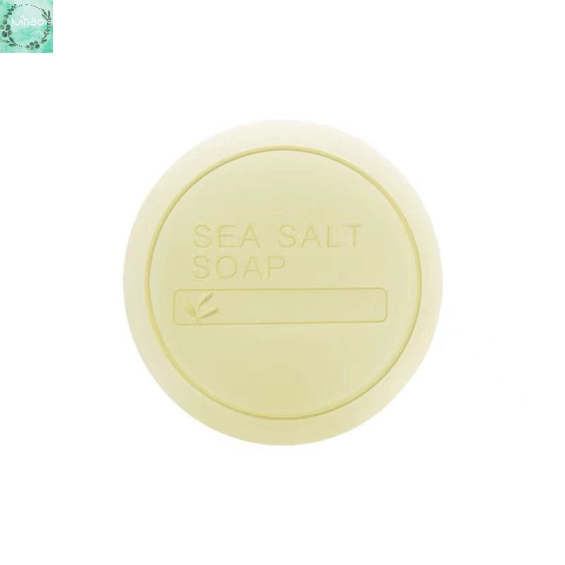 [Hàng mới về] Xà phòng tắm muối biển SEA SALT SOAP kết hợp tinh dầu trà xanh và sữa dê giảm mụn kiểm soát dầu nhờn | BigBuy360 - bigbuy360.vn