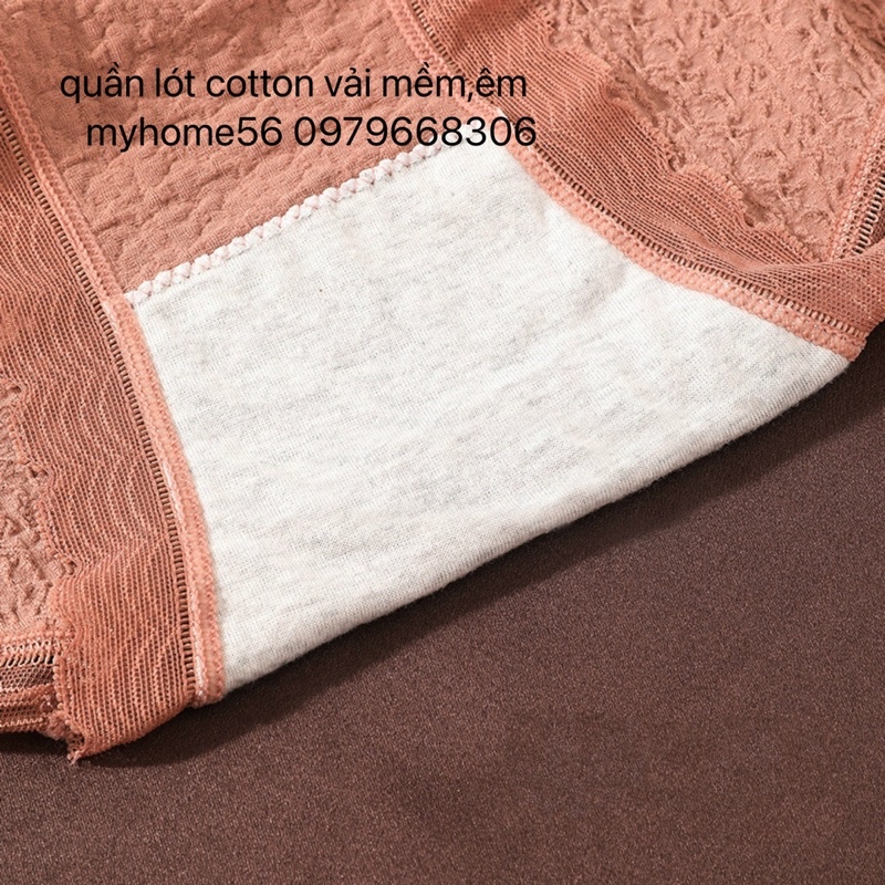 5 Quần lót cotton nhăn siêu đẹp(set 5c)