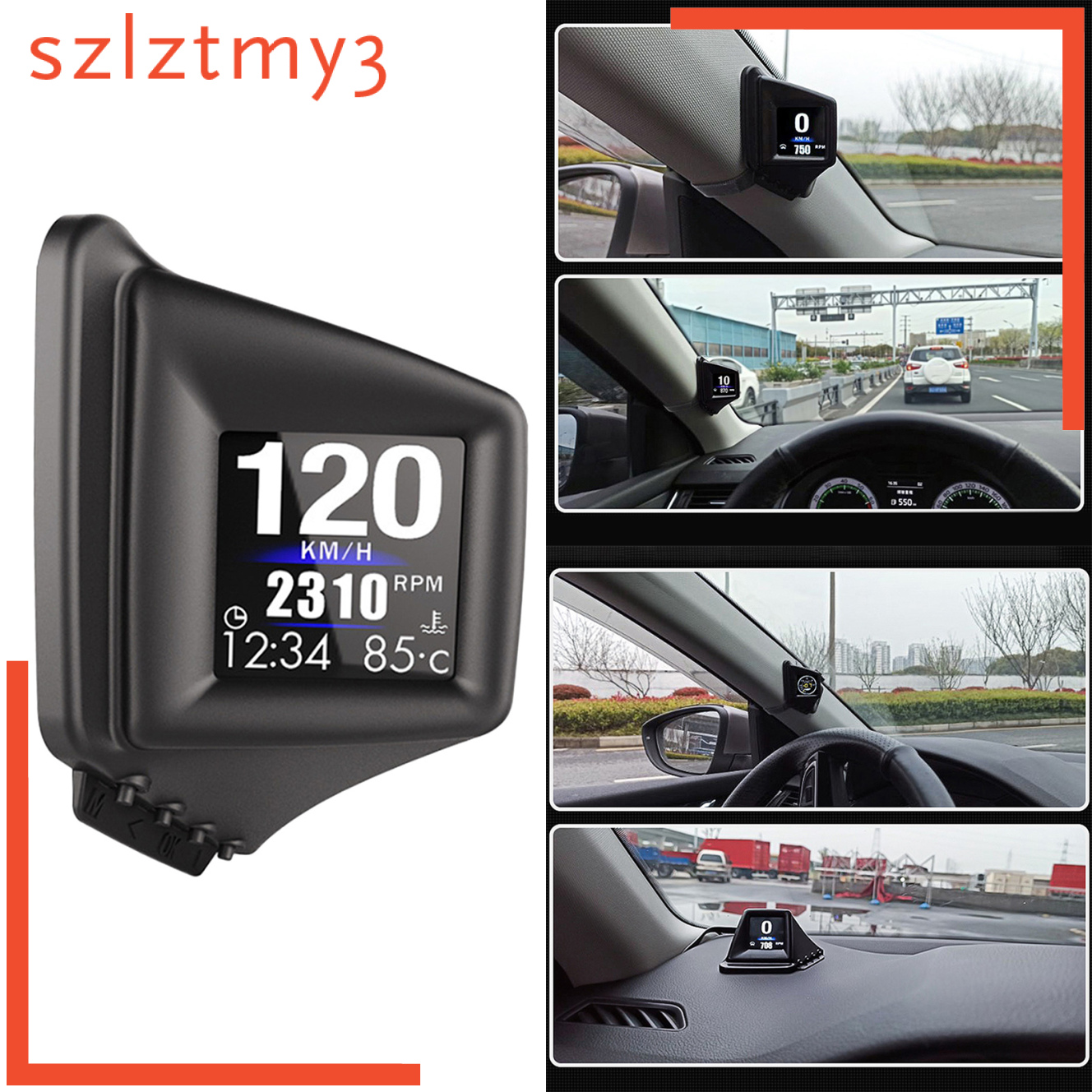 [YOLO] Car Head Up Display GPS OBD2 OBD Driving Computer Voltmeter LCD Screen