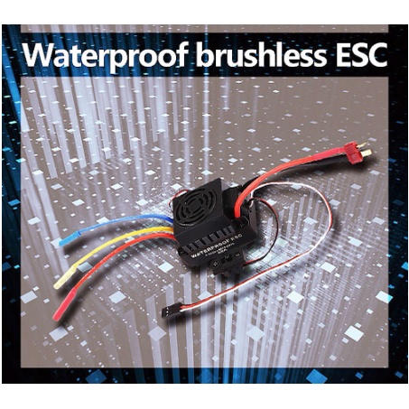 ESC brushless không chổi than 60A cho tàu, xe RC hsp 1/10 1/14 wltoys 144001 124018 124019