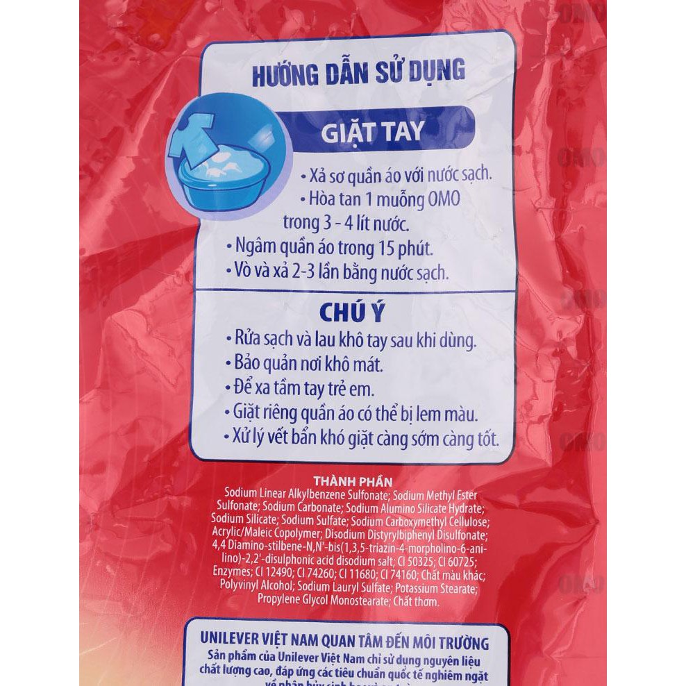 Bột Giặt Omo Comfort Tinh Dầu Thơm Gói 4.1KG