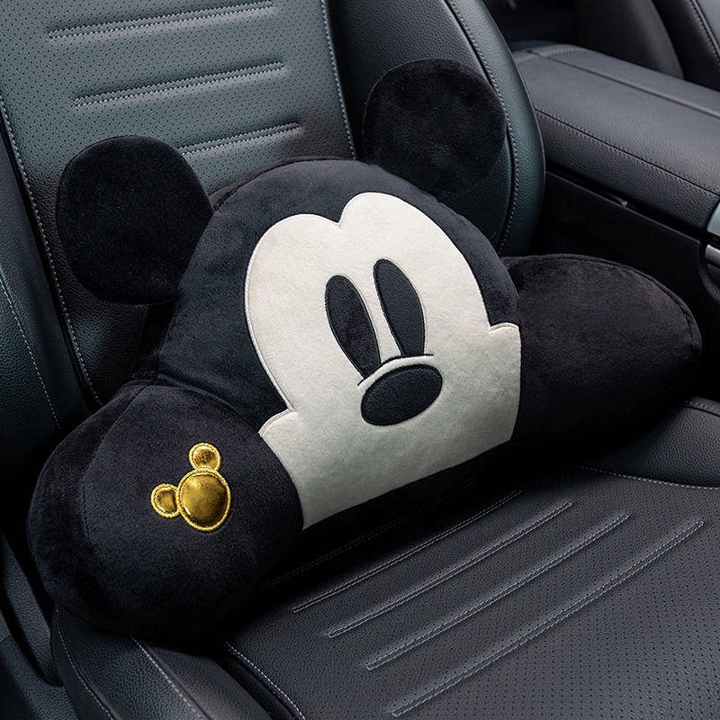 Gối tựa cổ/ tựa lưng cho ô tô hoạ tiết hoạt hình Mickey Minnie dễ thương