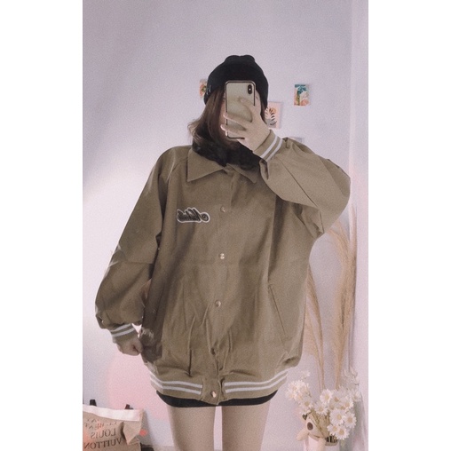 áo khoác kaki bomber phối UZZULANG ⚡️FREESHIP EXTRA⚡️
