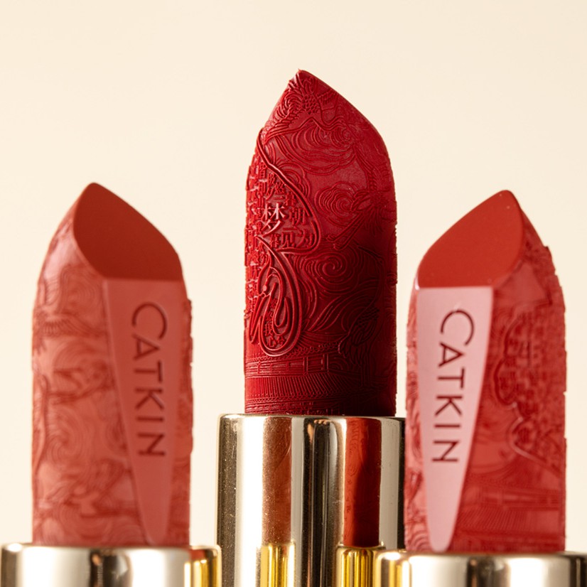 Son Môi CATKIN Chống Thấm Nước Lâu Trôi Thiết Kế Vỏ Chạm Khắc Tinh Tế 3.6g | BigBuy360 - bigbuy360.vn