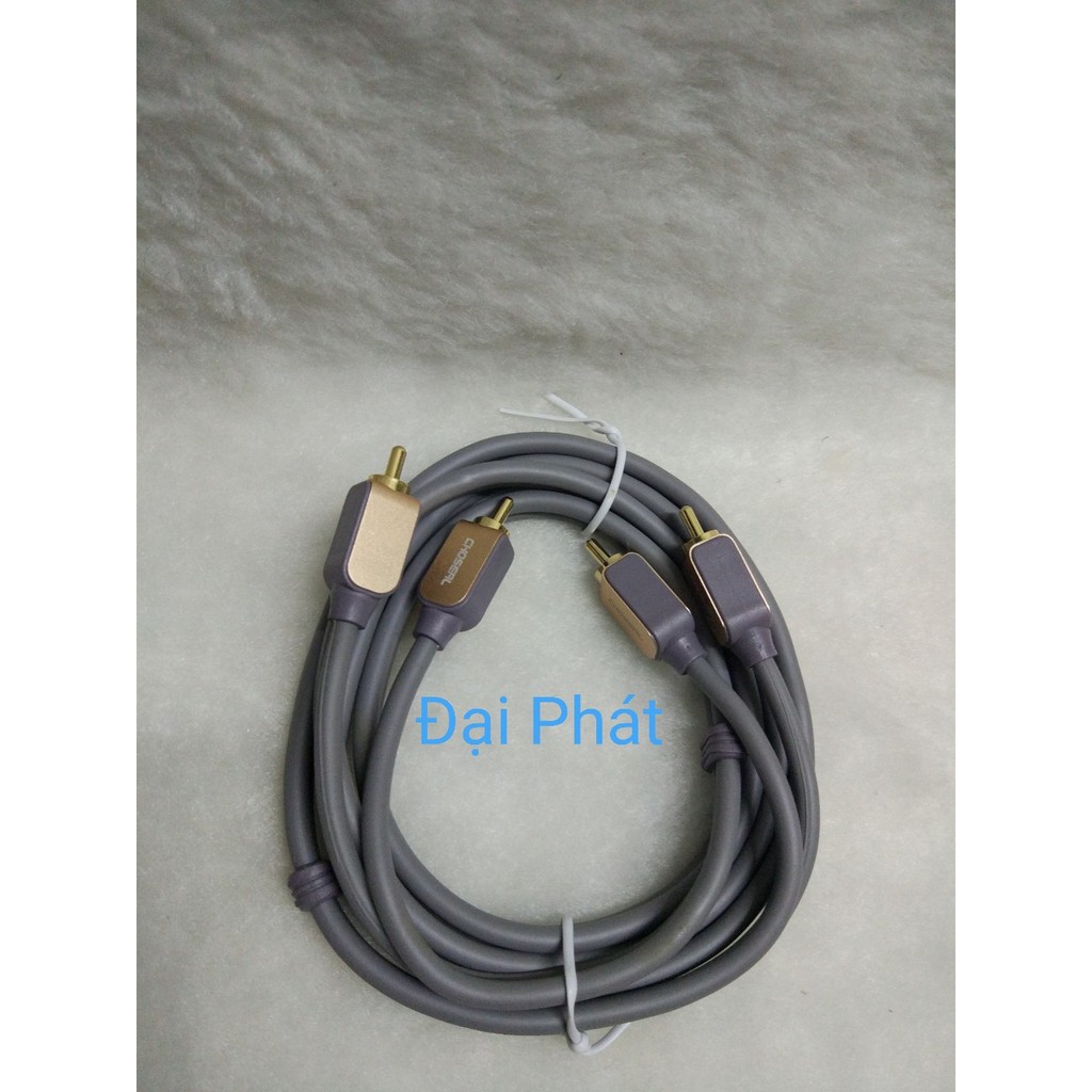 Dây AV 4 Đầu  Xám 1m5 Hàng Tốt