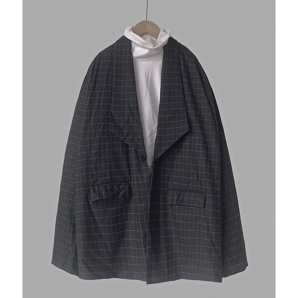 Blazer ulzzang túi nắp