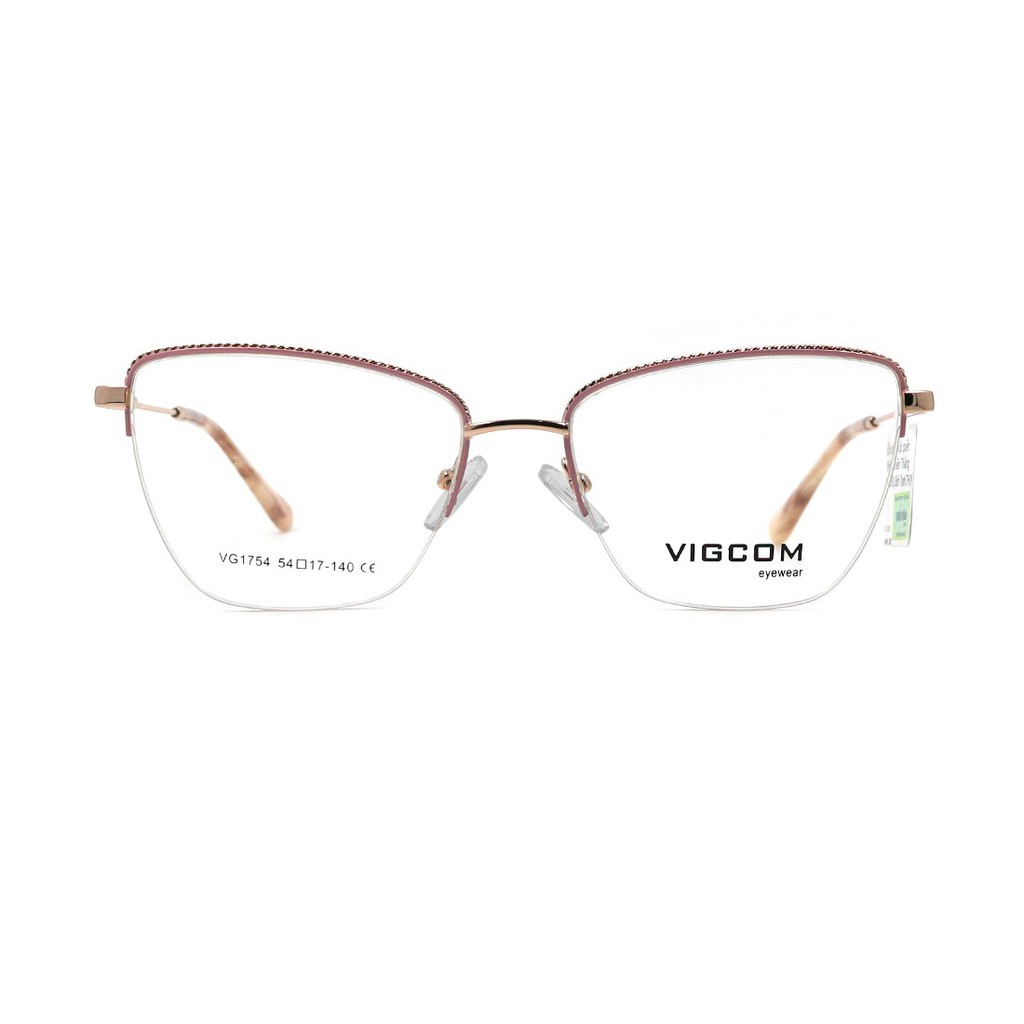 (Hàng chính hãng) Gọng kính nam nữ Vigcom VG1754 màu sắc thời trang