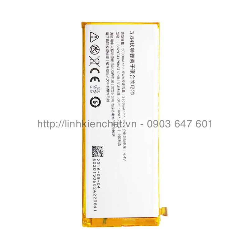 Pin ZTE Nubia Z9 Max NX512 NX551J 3000mAh Zin - Hàng nhập Khẩu