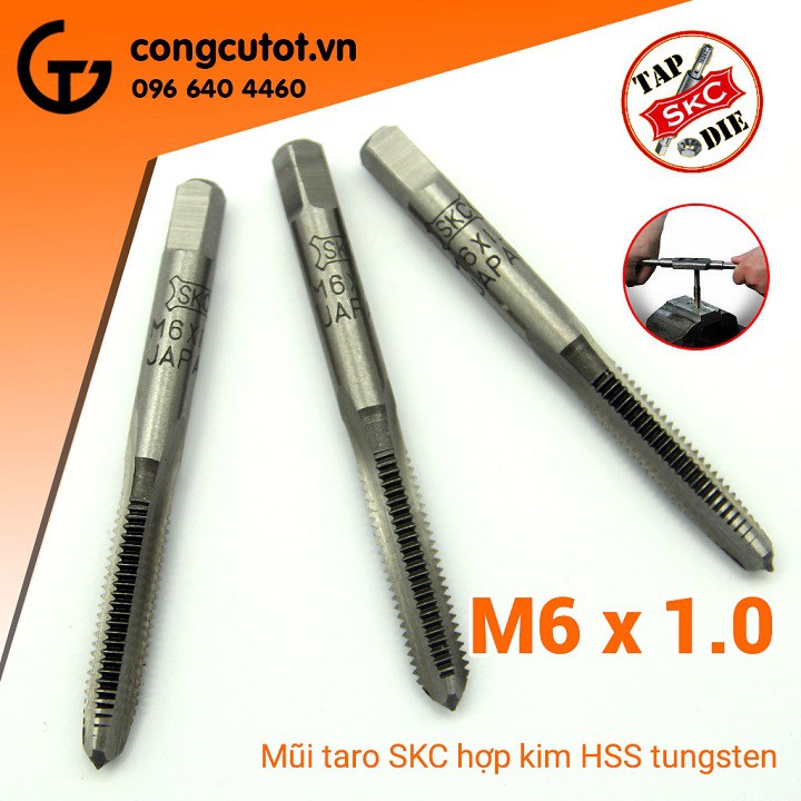 MŨI TA RÔ TAY SKC M6 X 1.0 NHẬT