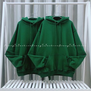 áo hoodie vải nỉ lót bông dày dặn trơn đủ màu