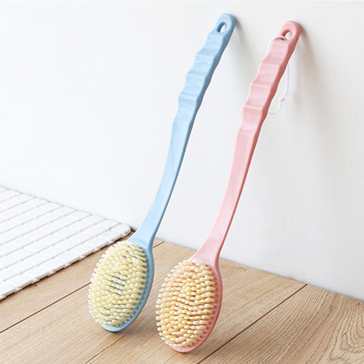 Cây Chổi Tắm Kì Cọ Lưng SỢI COTTON Siêu Mềm - Dụng Cụ Massage Chà Tẩy Tế Bào Chết, Ngăn Mụn