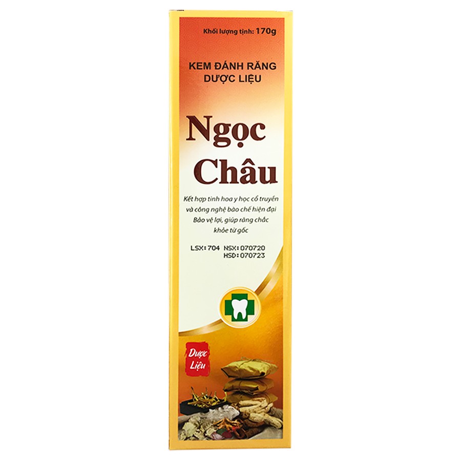 Kem đánh răng dược liệu Ngọc Châu 170g