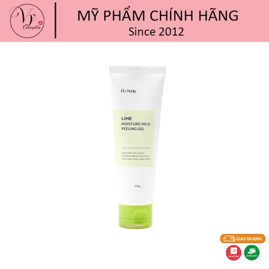 Tẩy Tế Bào Chết iUNIK Lime Moisture Mild Peeling Gel (120g)