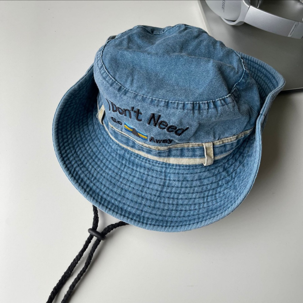 Nón Bucket Thêu Chữ Phong Cách Nhật Bản Dành Cho Nam Nữ