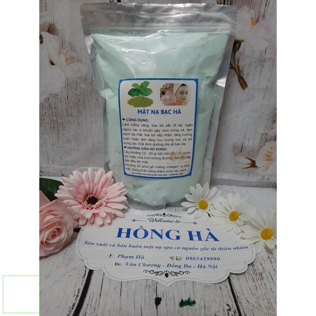 Bột Mặt Nạ Dẻo Bạc Hà Handmade 100gr