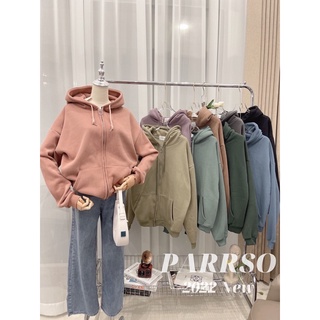 Áo khoác hoodie trơn 4 màu nam nữ ulzzang unisex