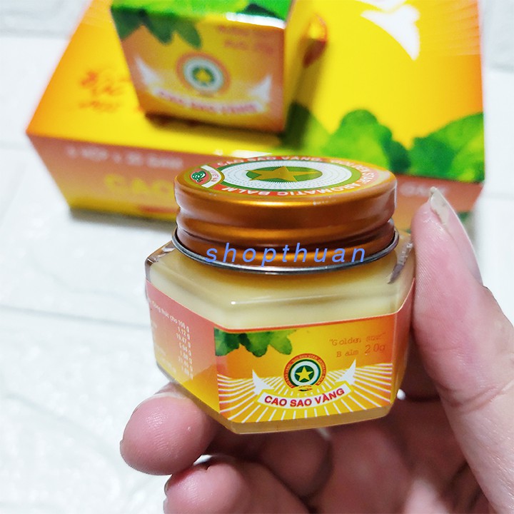 Cao Sao Vàng Lọ 20 Gram TW3 - Golden Star Balm - Dầu Cù Là