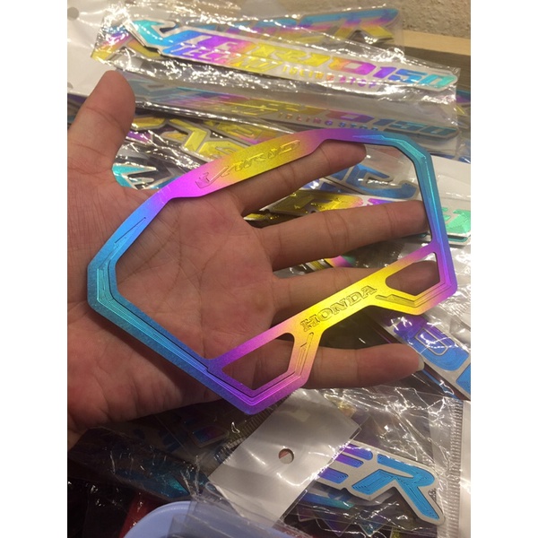 Viền đồng hồ Vario, Tem titan dán đồng hồ Vario