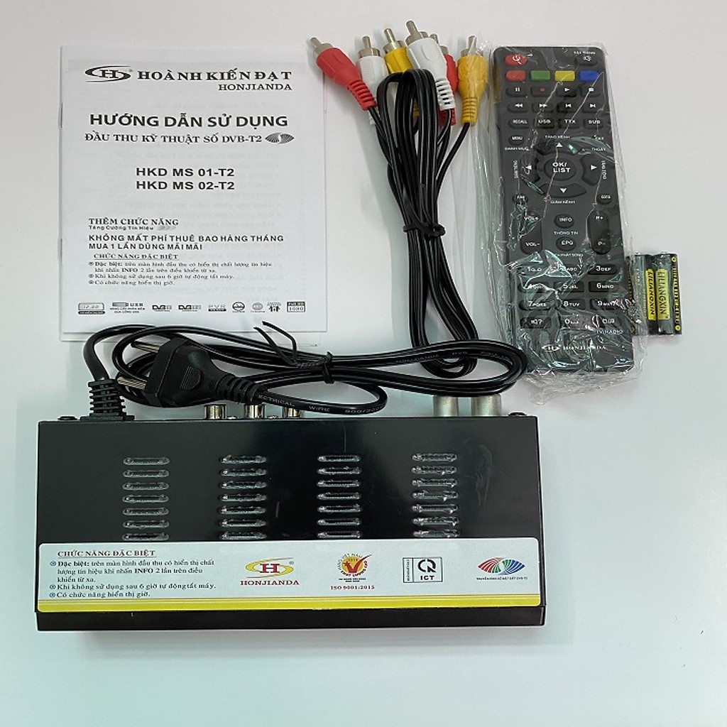 Đầu thu kỹ thuật số DVB T2 HKD MS01 - HÀNG CHÍNH HÃNG