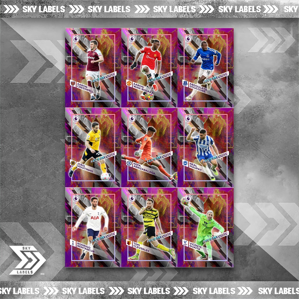 Thẻ SKY Fan's Favorite - Maupay, Wan-Bissaka, Bentancur, Doucoure, Cresswell, Kepa, Guaita, Moutinho, Tom Cleverley