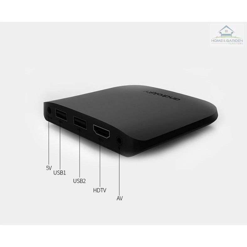 Android TV BOX 4K Quad Core 64bit | Ram 1G | Rom 8Gb | Android 7.1 - Home and Garden