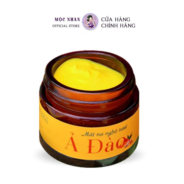 Mặt nạ nghệ tươi thiên nhiên, dưỡng trắng, sáng da, mờ thâm, giảm mụn, MỘC NHAN 50g