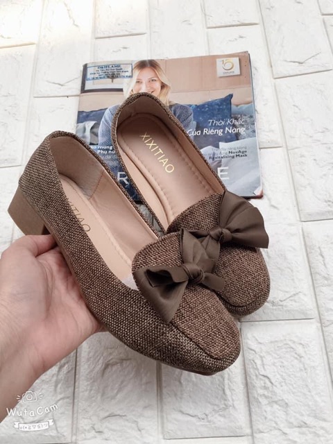 Giày bệt gót vuông 3cm siêu xinh😍 | BigBuy360 - bigbuy360.vn