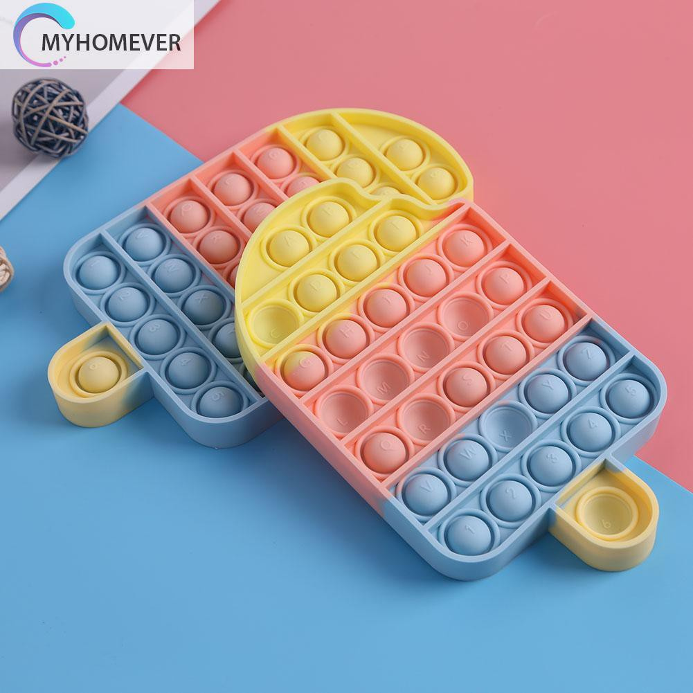 Pop It Fidget Đồ chơi Desktop Push Bubble Đồ chơis Children Adult Stress Reliever Fidget Squeeze Gift