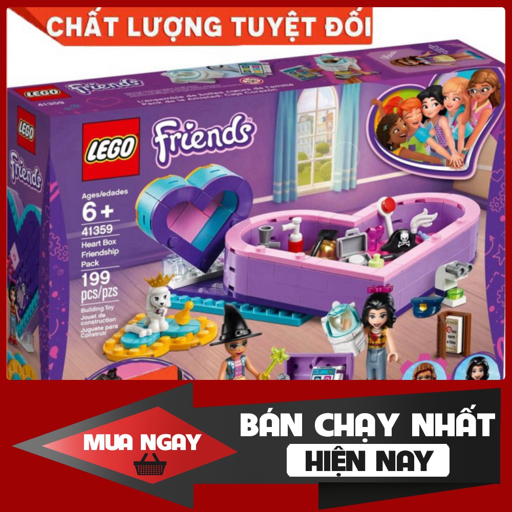 - Lắp ráp NOT LEGO Friends - Hộp Quà Trái Tim ( Heart Box Friendship Pack)