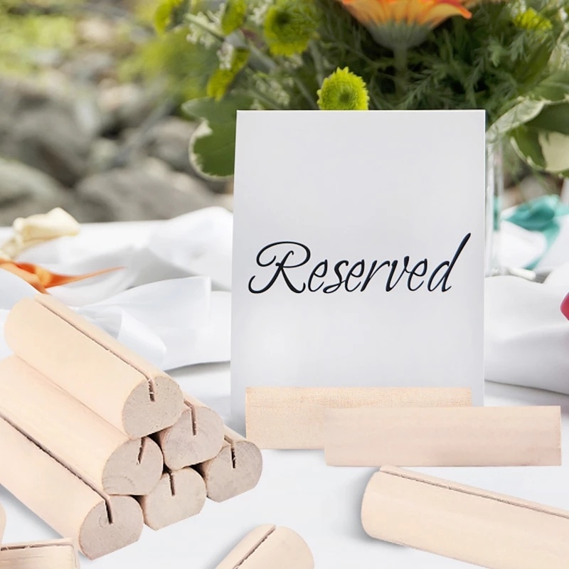 Set 5 Giá Đỡ Ảnh Bằng Gỗ Đa Năng Dùng Trang Trí Tiệc Sinh Nhật / Đám Cưới