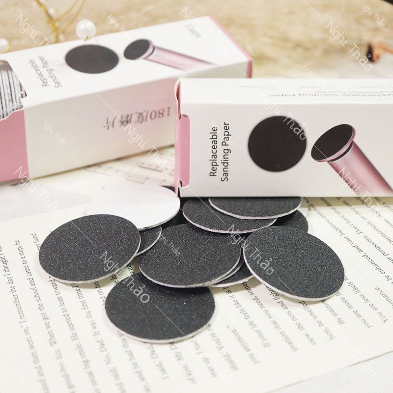 Miếng nhám chà gót,miếng nhám chà gót chân bộ 60 miếng.