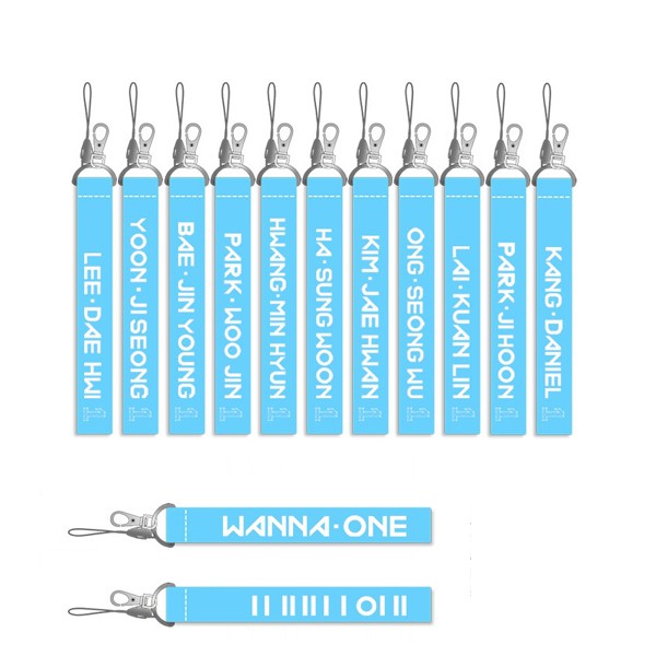 Nametag wannaone móc khóa treo điện thoại strap wanna one xinh xắn dễ thương trang trí sáng tạo