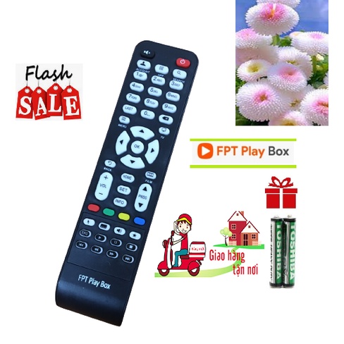 Điều khiển đầu thu FPT Play Box 2017 hàng mới 100%