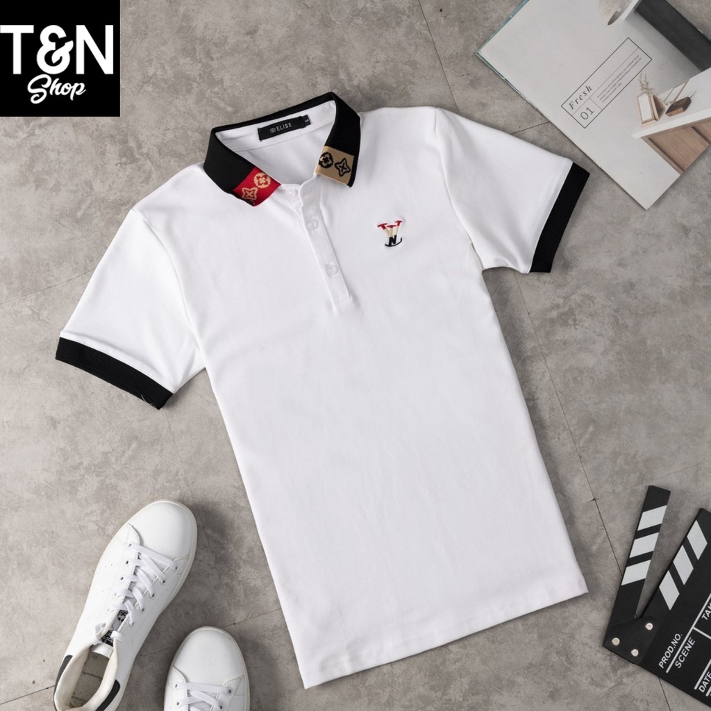 Áo thun có cổ , Áo PoLo nam thêu logo LV ý PL006 full size tới 78kg T&N Shop | BigBuy360 - bigbuy360.vn