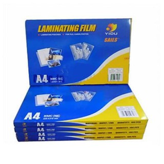Giấy ép plastic/giấy nhựa ép yidu 80mic khổ A4