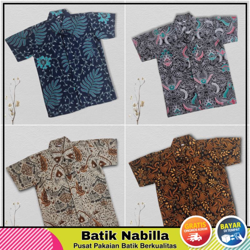 Áo Sơ Mi Batik Tay Ngắn Cho Bé Trai Từ 2-13 Tuổi Mẫu Mới Nhất Năm 2021