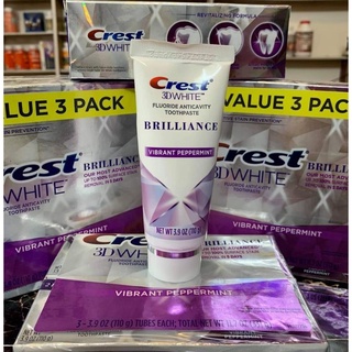 kem đánh răng Crest 3D white Brilliance 110g Mỹ