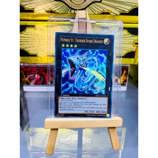 [ Dưa Hấu Yugioh ] Lá bài thẻ bài Number 91: Thunder Spark Dragon - Ultra Rare - Tặng bọc bài nhựa bảo quản
