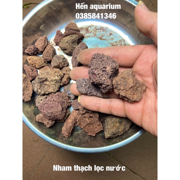Vật liệu lọc nham thạch cho hồ cá , túi 100gr