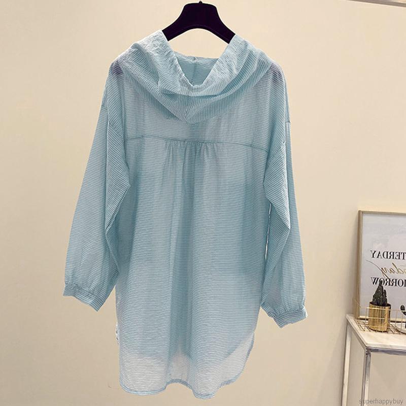 Áo khoác cardigan chống nắng màu trơn thời trang