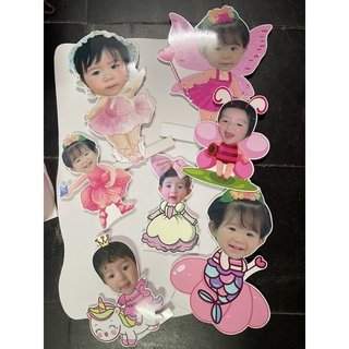 Combo 3 hình 25cm | Chibi trang trí sinh nhật cho bé