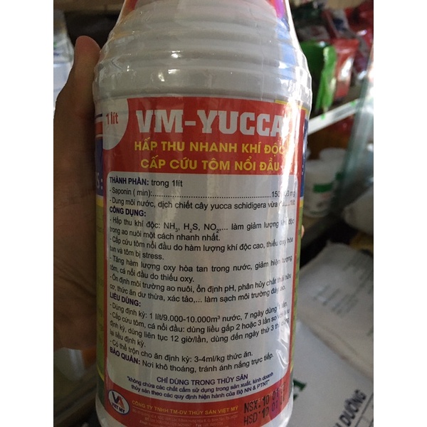 Yucca khử khí độc , áo thối tôm cá nổi đầu