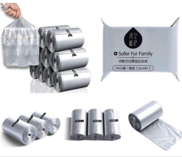Túi đựng rác tự hủy 45 X 50cm 110 cái,,,