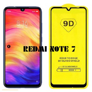 Xiaomi Redmi Note 7,Kính cường lực 9D Full màn hình - Full keo tặng keo chống hở mép